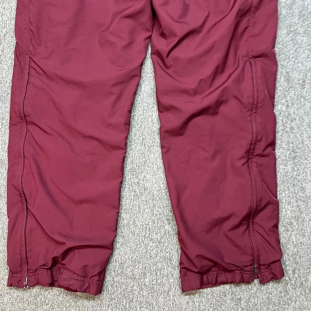 VTG Adidas Mens Burgundy‎ Track Pants Athletic Joggers Casual Style Small Y2K